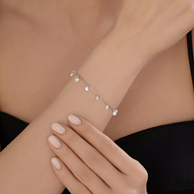 Браслет SOKOLOV - Серебро 925, Фианит (арт. 94051301)