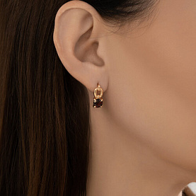 Серьги Diamant - Золото 585, Гранат (арт. 51-320-02936-1)