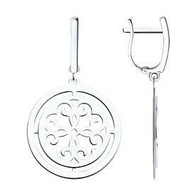 Серьги Diamant - Серебро 925 (арт. 94-121-00110-1)