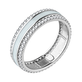 Кольцо Talant - Серебро 925, Фианит, Эмаль (арт. 20-79-0001-17625)