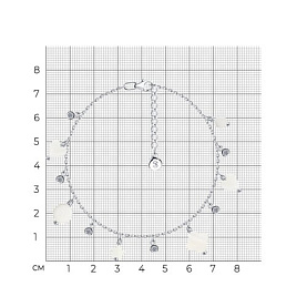 Браслет SOKOLOV - Серебро 925, Перламутр, Фианит (арт. 83050041)