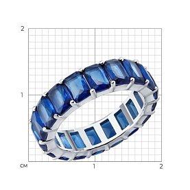 Кольцо SOKOLOV - Серебро 925, Фианит (арт. 94014888-91)