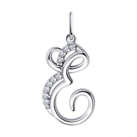 Подвеска Diamant - Серебро 925, Фианит (арт. 94-130-01375-1)