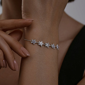 Браслет SOKOLOV - Серебро 925, Фианит (арт. 94050911)