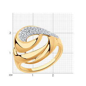 Кольцо Diamant - Серебро 925, Фианит (арт. 93-110-00729-1)