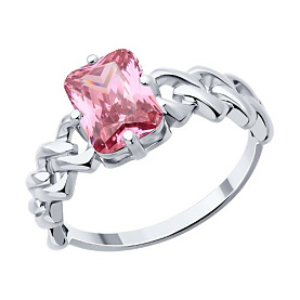 Кольцо SOKOLOV - Серебро 925, Фианит (арт. 94014226)