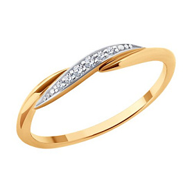 Кольцо Diamant - Золото 585, Фианит (арт. 51-110-02306-1)