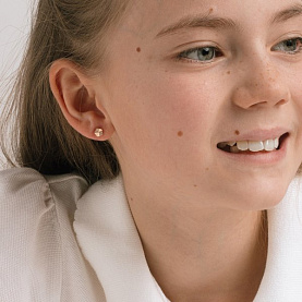 Серьги ЮФ Династия - Золото 585 (арт. 015162-1010)