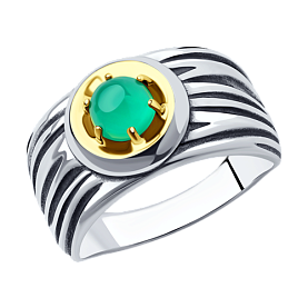 Кольцо Diamant - Серебро 925, Агат (арт. 95-310-00947-1)