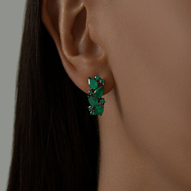 Серьги SOKOLOV - Серебро 925, Агат (арт. 92022763)