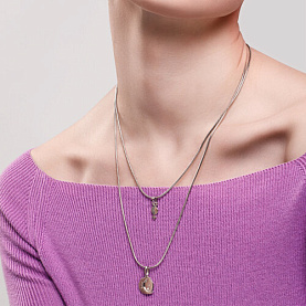 Подвеска SOKOLOV - Серебро 925, Фианит (арт. 94032609)