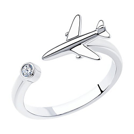 Кольцо SOKOLOV - Серебро 925, Фианит (арт. 94013221)