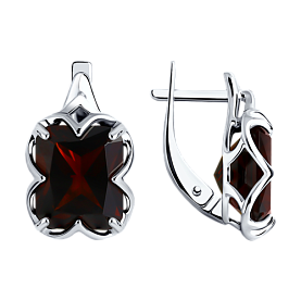 Серьги SOKOLOV - Серебро 925, Синтетический ситалл (арт. 92021364)