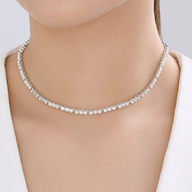 Колье SOKOLOV - Серебро 925, Фианит (арт. 94071330)