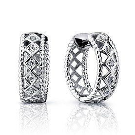 Серьги Platinum Lab. - Платина 950 (арт. ПС-282-01)