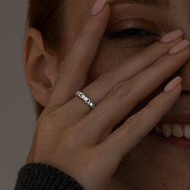 Кольцо SOKOLOV - Серебро 925, Фианит (арт. 94013526)