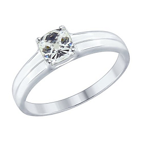 Кольцо SOKOLOV - Серебро 925, Swarovski (арт. 89010067)