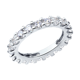 Кольцо SOKOLOV - Серебро 925, Фианит (арт. 94013662)