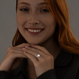 Кольцо SOKOLOV - Серебро 925, Фианит (арт. 94012747)