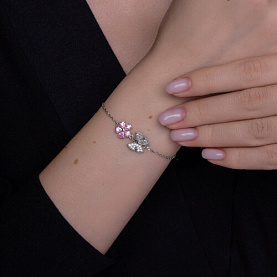 Браслет SOKOLOV - Серебро 925, Фианит (арт. 94051263)