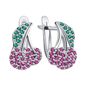 Серьги Talant - Серебро 925, Фианит (арт. 13-72-000M-27346)