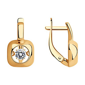 Серьги Diamant - Серебро 925, Фианит (арт. 93-120-01732-1)