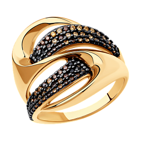 Кольцо SOKOLOV - Серебро 925, Фианит (арт. 93010853)