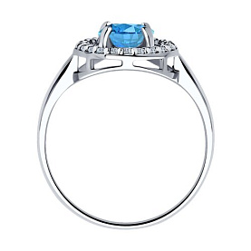 Кольцо SOKOLOV - Серебро 925, Фианит (арт. 94013879)