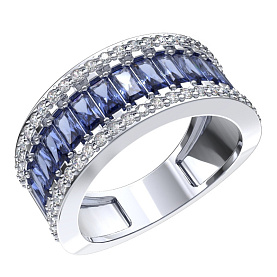 Кольцо POKROVSKY - Серебро 925, Фианит (арт. 1101692-01335)