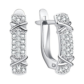 Серьги Talant - Серебро 925, Фианит (арт. 10-72-0001-15385)