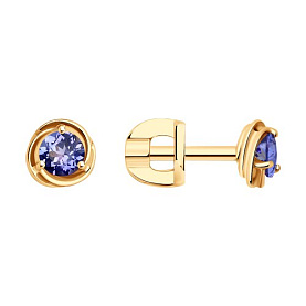 Серьги SOKOLOV - Серебро 925, Танзанит (арт. 92025311)