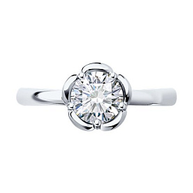 Кольцо SOKOLOV - Серебро 925, Фианит (арт. 94012957)