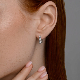 Серьги SOKOLOV - Серебро 925, Фианит (арт. 94026822)