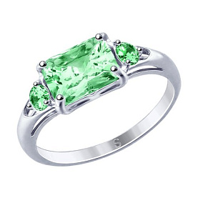 Кольцо SOKOLOV - Серебро 925, Фианит (арт. 94012764)