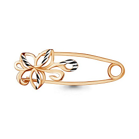 Булавка Аквамарин - Золото 585 (арт. 71525.1)