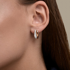 Серьги SOKOLOV - Серебро 925, Фианит (арт. 93022551)