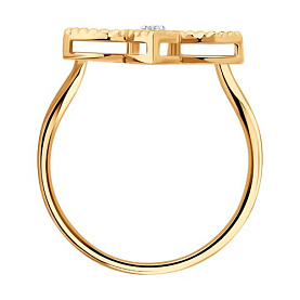 Кольцо Diamant - Золото 585, Фианит (арт. 51-110-02984-1)