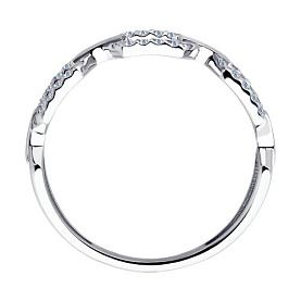 Кольцо SOKOLOV - Золото 585, Фианит (арт. 019492-3)