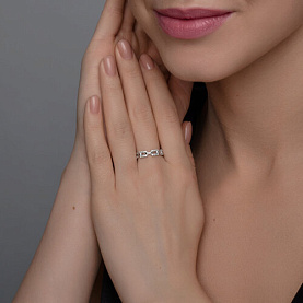 Кольцо SOKOLOV - Серебро 925, Фианит (арт. 94014231)