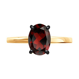 Кольцо SOKOLOV - Серебро 925, Гранат (арт. 92014646)