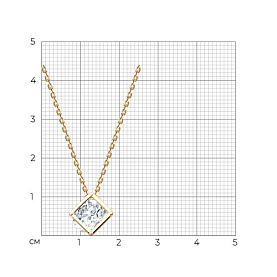 Колье SOKOLOV - Серебро 925, Фианит (арт. 93070159)