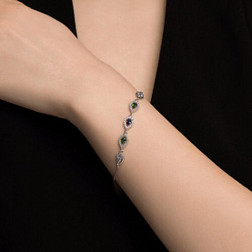 Браслет SOKOLOV - Серебро 925, Фианит (арт. 94051180)