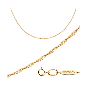 Цепочка SOKOLOV - Серебро 925 (арт. 988090402)