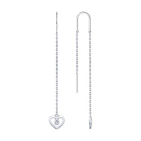 Серьги SOKOLOV - Серебро 925, Фианит (арт. 94023128)