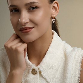 Серьги SOKOLOV - Золото 375, Фианит (арт. 0200753-4)