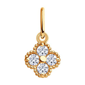 Подвеска SOKOLOV - Золото 375, Фианит (арт. 036699-4)