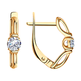 Серьги Diamant - Серебро 925, Фианит (арт. 93-120-01370-1)