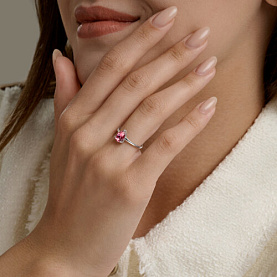 Кольцо Diamant - Серебро 925, Кристалл (арт. 94-110-00220-1)