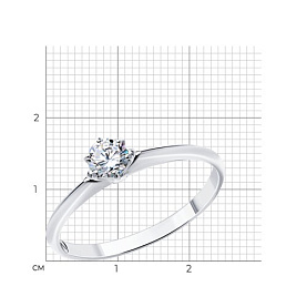 Кольцо Diamant - Серебро 925, Фианит (арт. 94-110-01542-1)