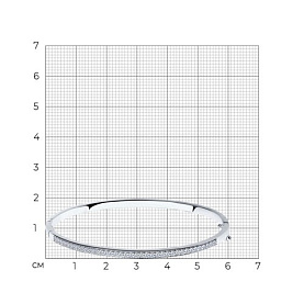 Браслет SOKOLOV - Серебро 925, Фианит (арт. 94050223)